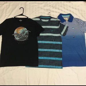HOLLISTER SHIRTS FOR MEN (SMALL)